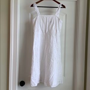 New with tags Ann Taylor white floral eyelet dress